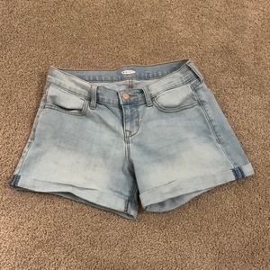 Old Navy light blue, jean shorts